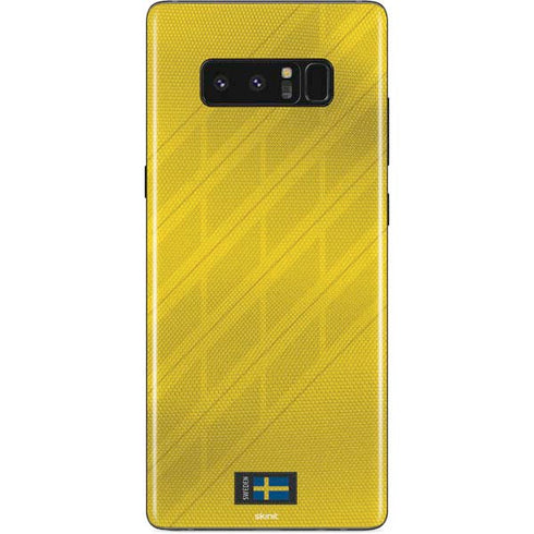 Sweden Soccer Flag Galaxy Note 8 Skin